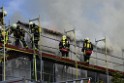 Dachstuhlbrand Koeln Poll Geislarerstr P183